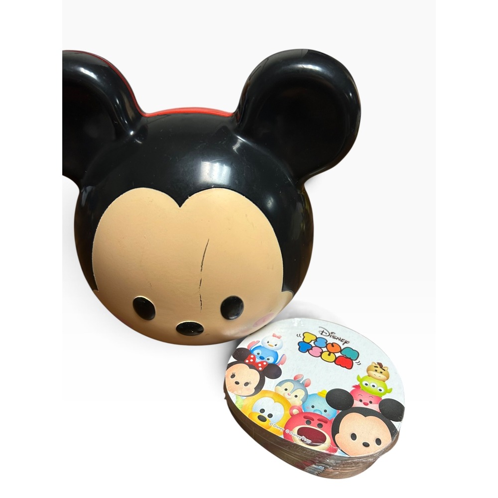 Disney Tsum Tsum Mickey Mouse Playing Card Case Container with Deck of Cards